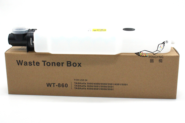Boîte de toner usagé Kyocera WT-860 de haute qualité pour FS-8650